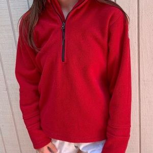 Red Half Zip Jacket